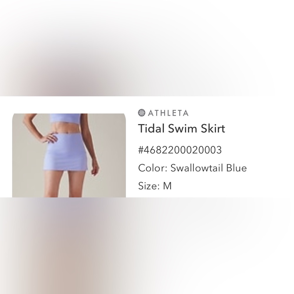 Athleta- Tidal Swim Skirt